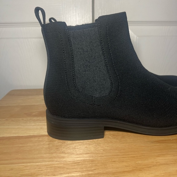 VIVAIA Black Square Toe Chelsea Booties Size 40.5 (US 9) - Picture 2 of 14